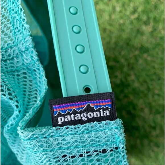 Patagonia green gray PATCH LOGO trucker cap baseball hat UNISEX - Picture 7 of 7